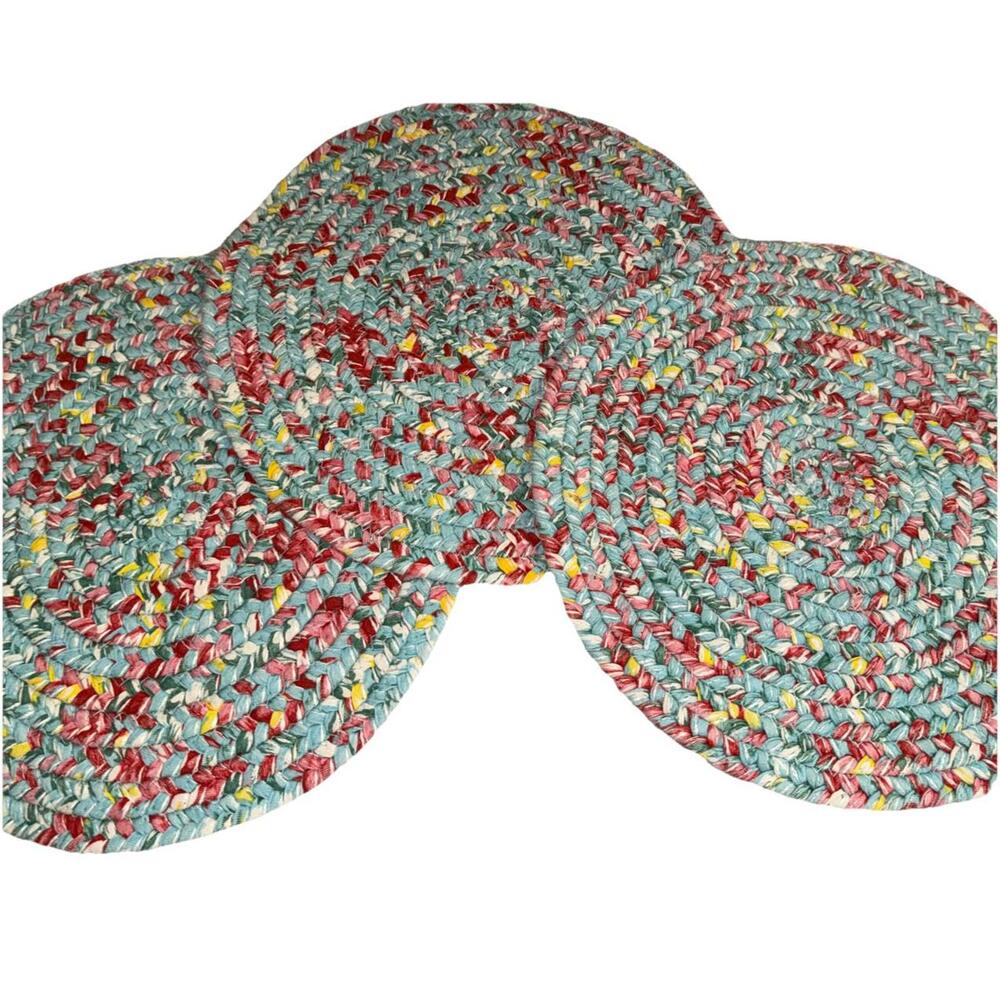 The Pioneer Women Braided Table Placemat Chair Pad  15" Round (Set of 3)